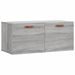 Armoire murale sonoma gris 80x36,5x35 cm bois d'ingénierie - Photo n°2