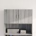 Armoire murale sonoma gris 80x42,5x40 cm bois d'ingénierie - Photo n°1