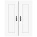 Armoire murale suspendue Blanc 69,5x32,5x90 cm - Photo n°5