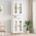 Armoire murale suspendue Blanc 69,5x34x90 cm - Photo n°1