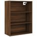 Armoire murale suspendue Chêne marron 69,5x32,5x90 cm - Photo n°1