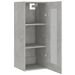 Armoire murale suspendue Gris béton 34,5x34x90 cm - Photo n°9