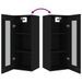 Armoire murale suspendue Noir 34,5x34x90 cm - Photo n°10