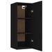 Armoire murale suspendue Noir 34,5x34x90 cm Bois d'ingénierie - Photo n°7