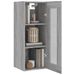 Armoire murale suspendue Sonoma gris 34,5x34x90 cm - Photo n°6