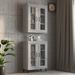 Armoire murale suspendue Sonoma gris 69,5x34x90 cm - Photo n°1