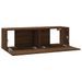 Armoire murale TV Chêne marron 100x30x30 cm Bois d'ingénierie - Photo n°7