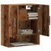 Armoire murale vieux bois 60x31x70 cm bois d'ingénierie - Photo n°3