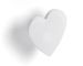 Armoire penderie blanc avec miroir et pieds bois clair et patère cœur blanc - Photo n°2