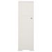 Armoire plastique 40x43x125 cm design de bois blanc angora - Photo n°2