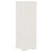 Armoire plastique 40x43x125 cm design de bois blanc angora - Photo n°4