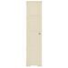 Armoire plastique 40x43x164 cm design de bois blanc angora - Photo n°2