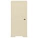 Armoire plastique 40x43x85,5 cm design de bois blanc angora - Photo n°2