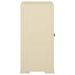 Armoire plastique 79x43x85,5 cm design de bois blanc angora - Photo n°3