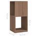 Armoire rotative Chêne Sonoma 34,5x34,5x75,5 cm bois ingénierie - Photo n°7