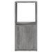 Armoire rotative Gris béton 34,5x34,5x75,5 cm bois d'ingénierie - Photo n°5