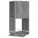 Armoire rotative Gris béton 34,5x34,5x75,5 cm bois d'ingénierie - Photo n°6