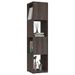 Armoire rotative Gris et chêne 34,5x34,5x147,5 cm - Photo n°1