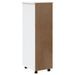 Armoire roulante avec tiroirs MOSS blanc bois de pin solide - Photo n°6