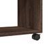 Armoire roulante chêne marron 37x33x42,5 cm bois d'ingénierie - Photo n°8