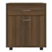 Armoire roulante Chêne marron 45x38x54 cm Bois d'ingénierie - Photo n°5