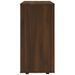 Armoire roulante Chêne marron 60x35x75 cm Bois d'ingénierie - Photo n°8