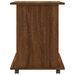 Armoire roulante chêne marron 60x45x60 cm Bois d'ingénierie - Photo n°6