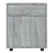 Armoire roulante Sonoma gris 45x38x54 cm Bois d'ingénierie - Photo n°5