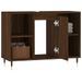 Armoire salle de bain chêne marron 80x33x60cm bois d'ingénierie - Photo n°4