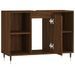 Armoire salle de bain chêne marron 80x33x60cm bois d'ingénierie - Photo n°5