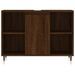 Armoire salle de bain chêne marron 80x33x60cm bois d'ingénierie - Photo n°6