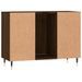 Armoire salle de bain chêne marron 80x33x60cm bois d'ingénierie - Photo n°8