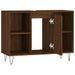 Armoire salle de bain chêne marron 80x33x60cm bois d'ingénierie - Photo n°6