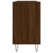 Armoire salle de bain chêne marron 80x33x60cm bois d'ingénierie - Photo n°7