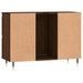 Armoire salle de bain chêne marron 80x33x60cm bois d'ingénierie - Photo n°7