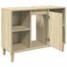 Armoire salle de bain chêne sonoma 80x33x60cm bois d'ingénierie - Photo n°6