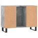 Armoire salle de bain gris béton 80x33x60cm bois d'ingénierie - Photo n°7