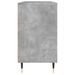 Armoire salle de bain gris béton 80x33x60cm bois d'ingénierie - Photo n°7