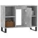 Armoire salle de bain gris béton 80x33x60cm bois d'ingénierie - Photo n°4