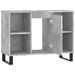 Armoire salle de bain gris béton 80x33x60cm bois d'ingénierie - Photo n°5