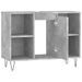 Armoire salle de bain gris béton 80x33x60cm bois d'ingénierie - Photo n°6