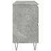 Armoire salle de bain gris béton 80x33x60cm bois d'ingénierie - Photo n°5