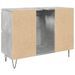 Armoire salle de bain gris béton 80x33x60cm bois d'ingénierie - Photo n°6