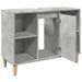 Armoire salle de bain gris béton 80x33x60cm bois d'ingénierie - Photo n°6