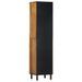 Armoire salle de bain marron 38x33x160 cm bois massif manguier - Photo n°4