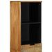 Armoire salle de bain marron 38x33x160 cm bois massif manguier - Photo n°7