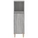 Armoire salle de bain sonoma gris 30x30x100 cm - Photo n°7