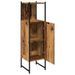 Armoire salle de bain vieux bois 33x33x120,5 cm bois ingénierie - Photo n°7