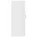 Armoire suspendue Blanc brillant 35x34x90 cm Bois d'ingénierie - Photo n°6