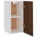 Armoire suspendue Chêne marron 29,5x31x60 cm Bois d'ingénierie - Photo n°6